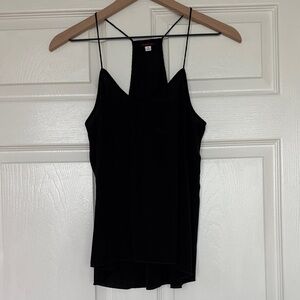 Johnny Was Black Silk Tank Top